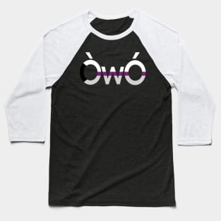 ÒwÓ Demisexual angry owo pride emoticon Baseball T-Shirt